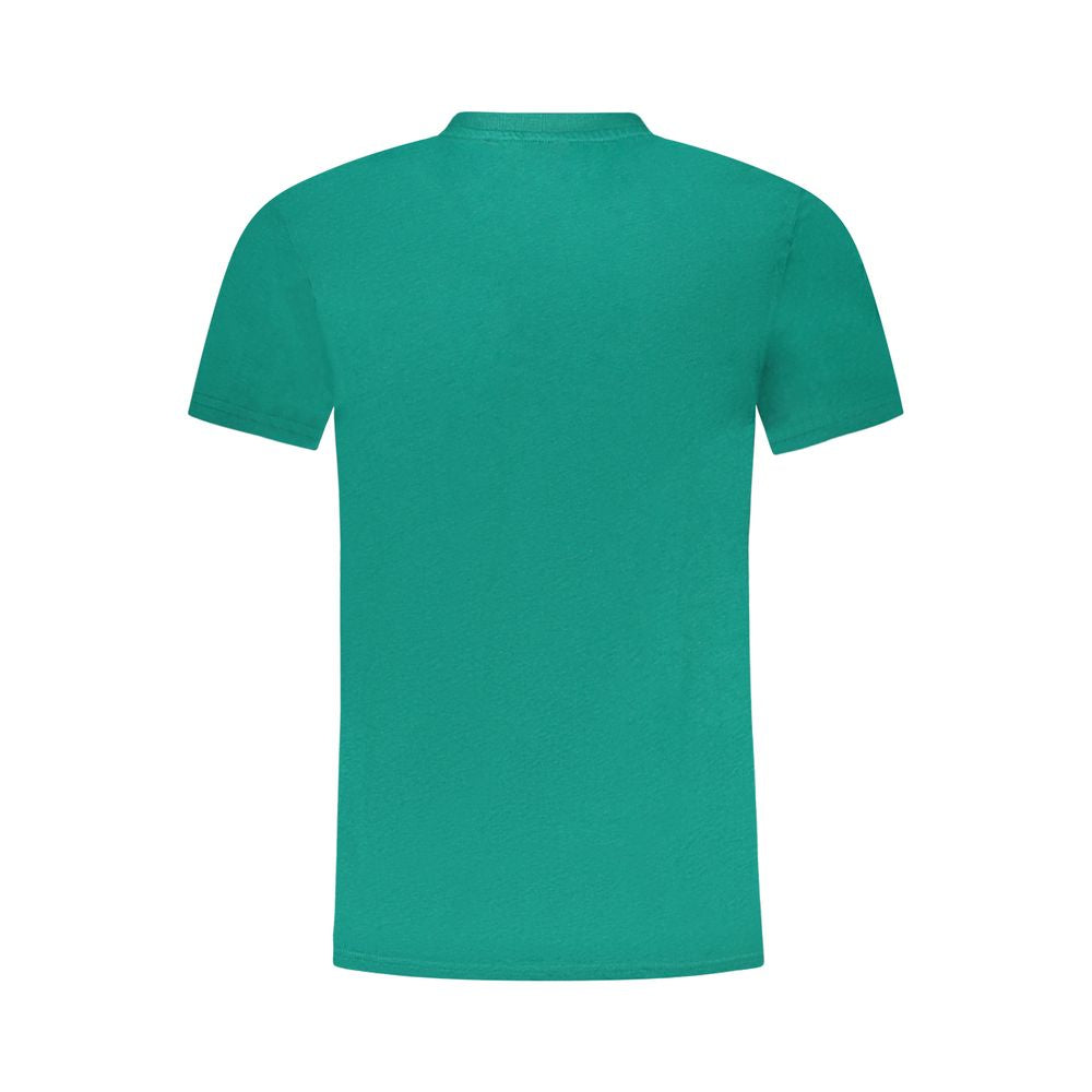 Cavalli Class Men's Green Cotton T-Shirt