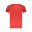 Cavalli Class Rotes Baumwoll-T-Shirt für Herren