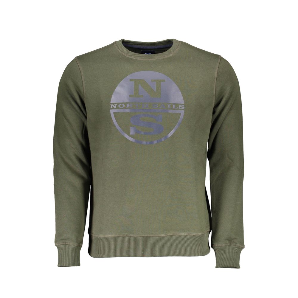 North Sails Verde Baumwoll-Sweatshirt für Herren