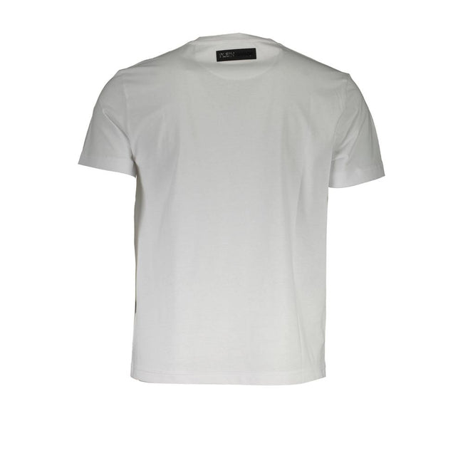 Plein Sport Weißes Herren-T-Shirt aus Baumwolle