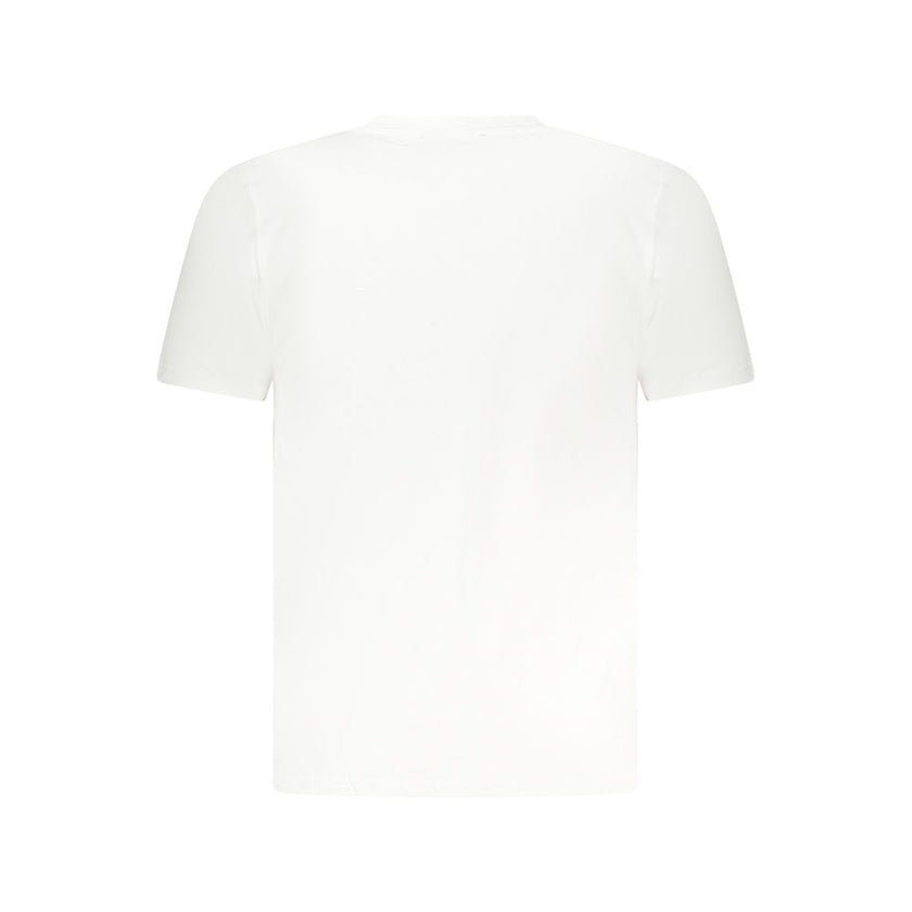 Cavalli Class Weißes Herren-T-Shirt aus Baumwolle