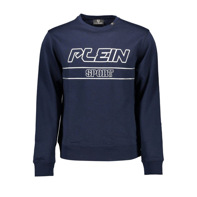 Plein Sport Blaues Baumwoll-Sweatshirt für Herren