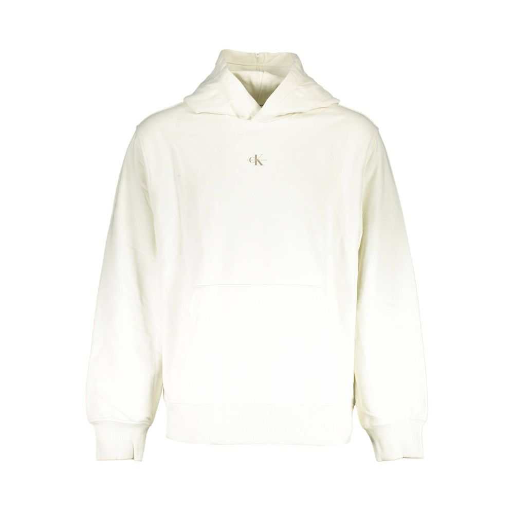 Calvin Klein Men's White Cotton Sweatshirt