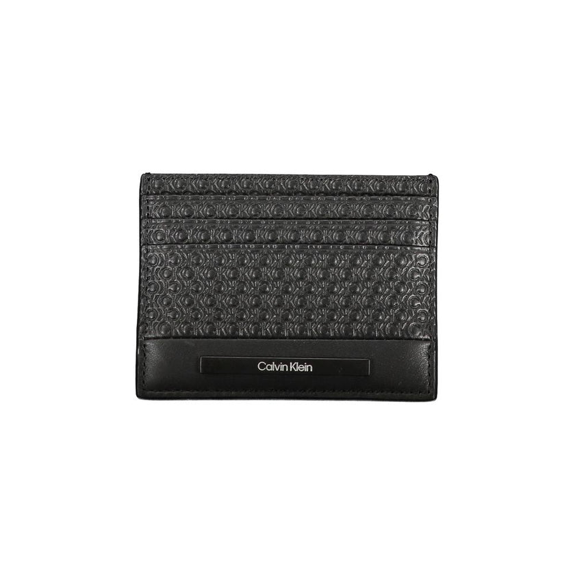 Calvin Klein Schwarzes Polyester Portemonnaie