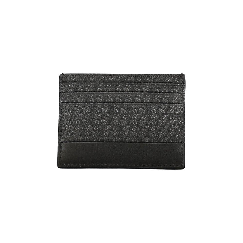 Calvin Klein Schwarzes Polyester Portemonnaie