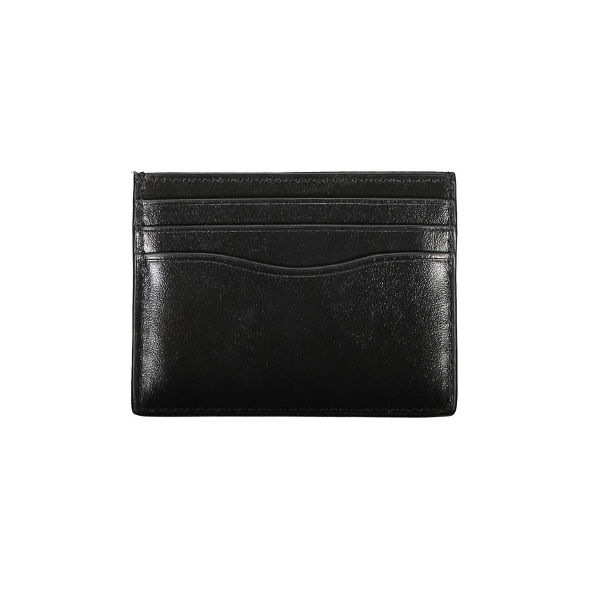 Calvin Klein Schwarzes Leder Portemonnaie