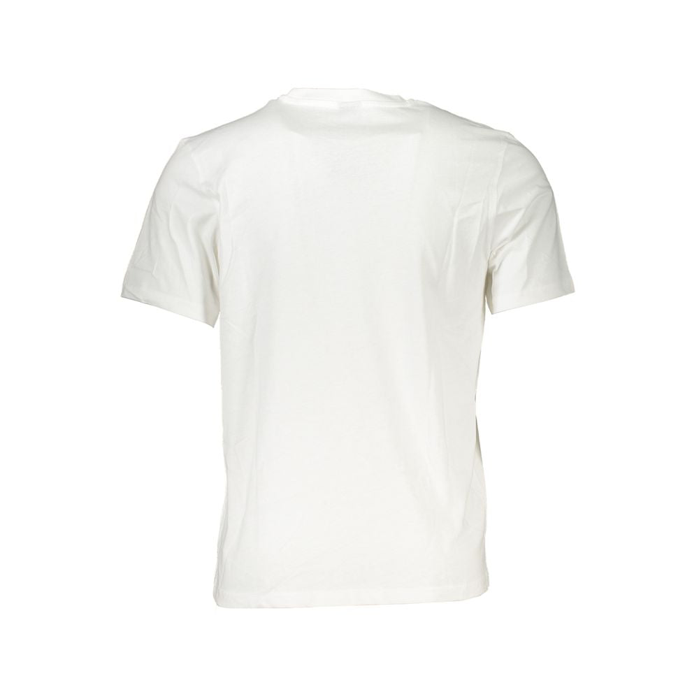 North Sails Bianco Baumwoll-T-Shirt für Herren