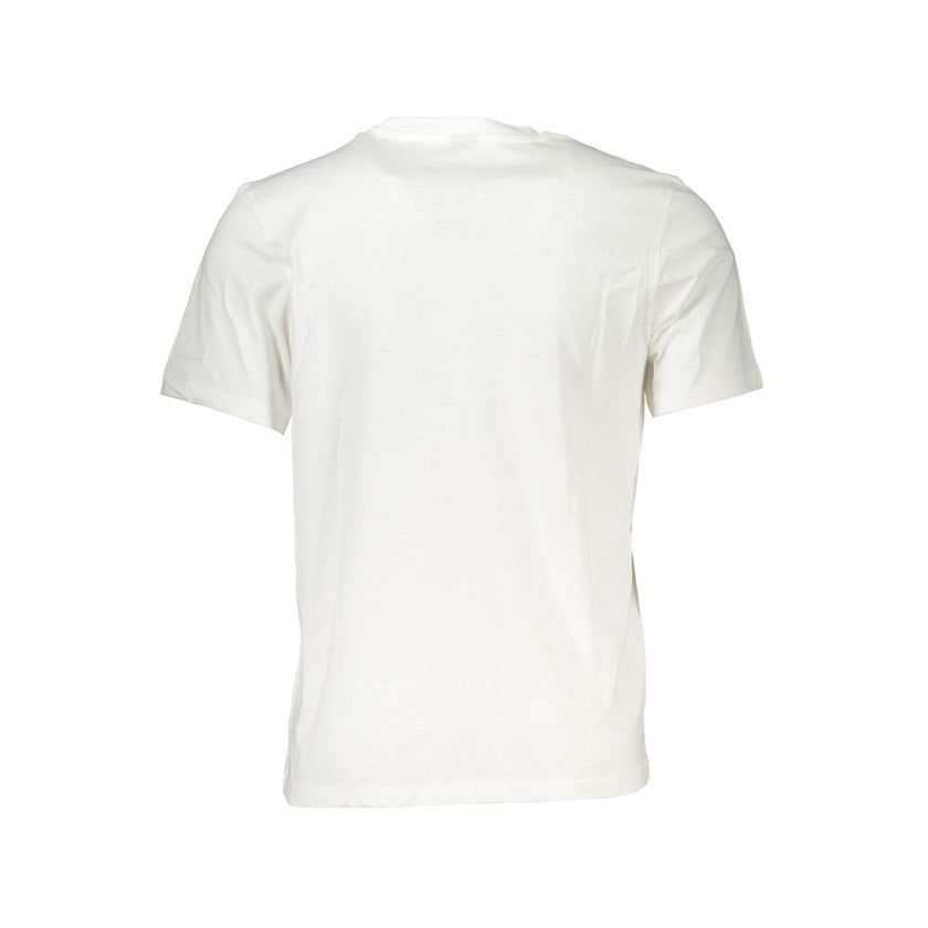 North Sails Bianco Baumwoll-T-Shirt für Herren
