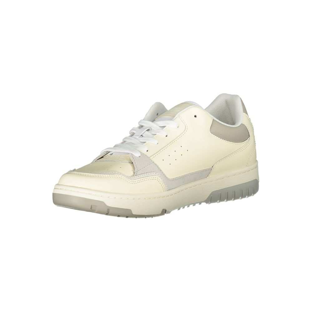 Tommy Hilfiger Beige Sneakers with Unique Embroidery