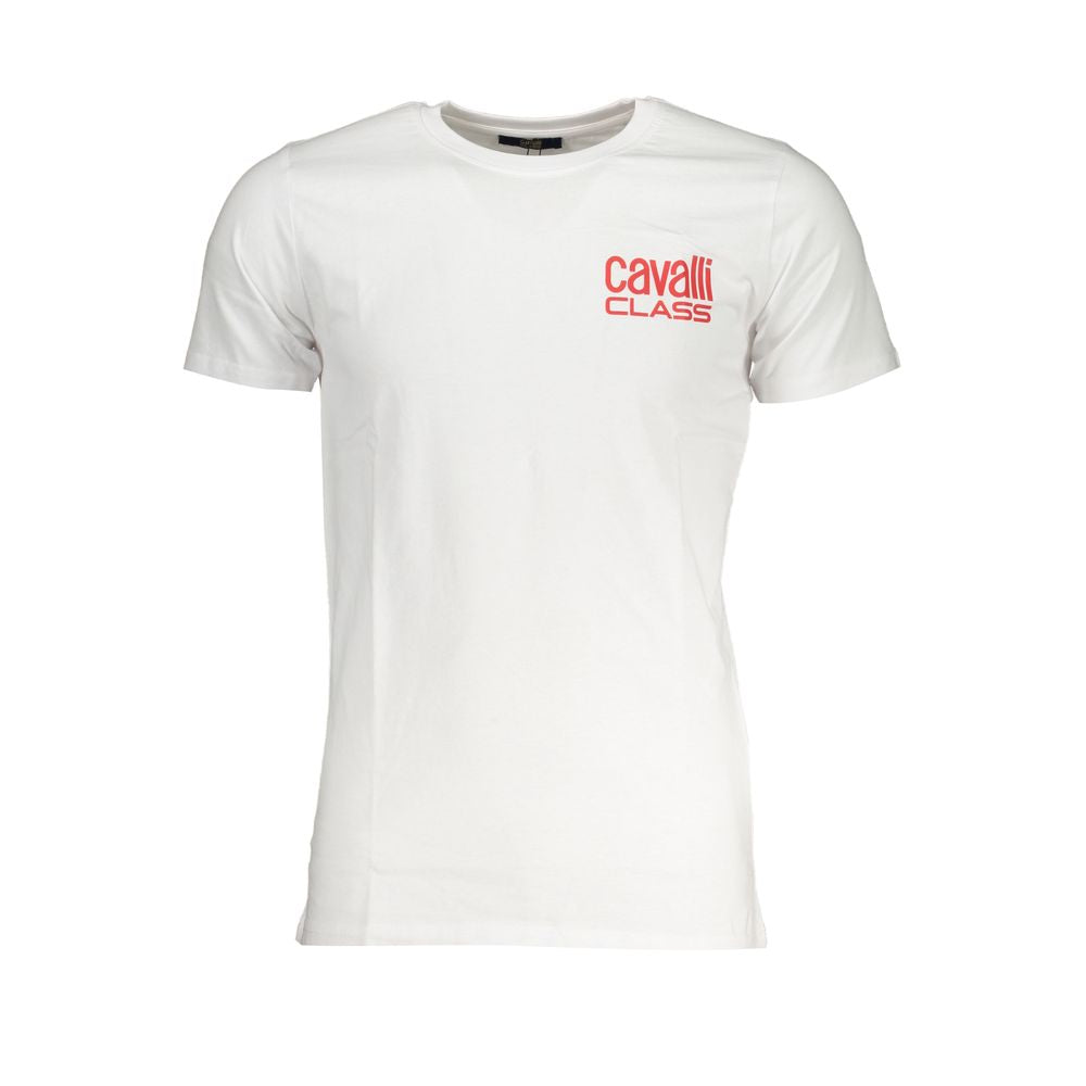 Cavalli Class White Men's Cotton T-Shirt