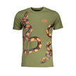 Cavalli Class Verde Baumwoll-T-Shirt für Herren