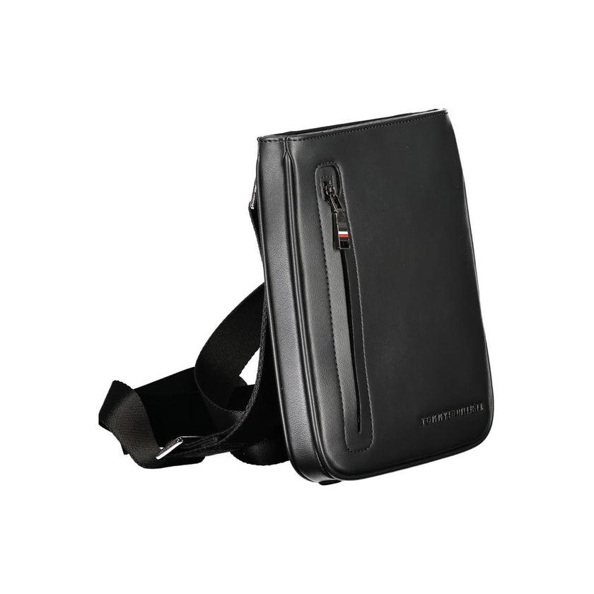 Tommy Hilfiger Schwarze Polyester-Umhängetasche