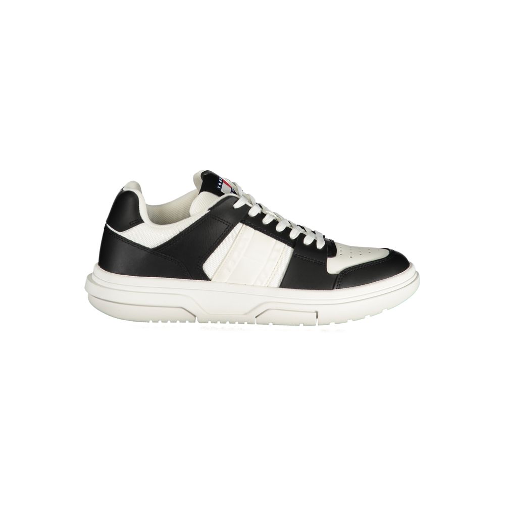 Tommy Hilfiger Women's Black Leather Sneakers