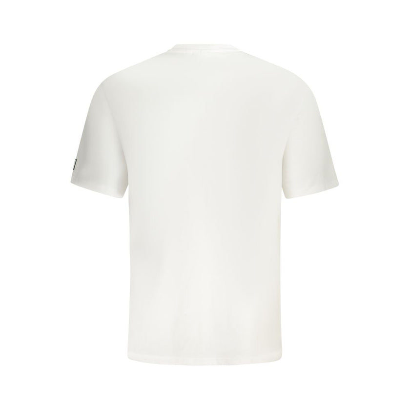 Fila Weißes Baumwoll-T-Shirt für Herren