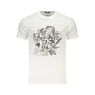 Cavalli Class Bianco Baumwoll-T-Shirt für Herren
