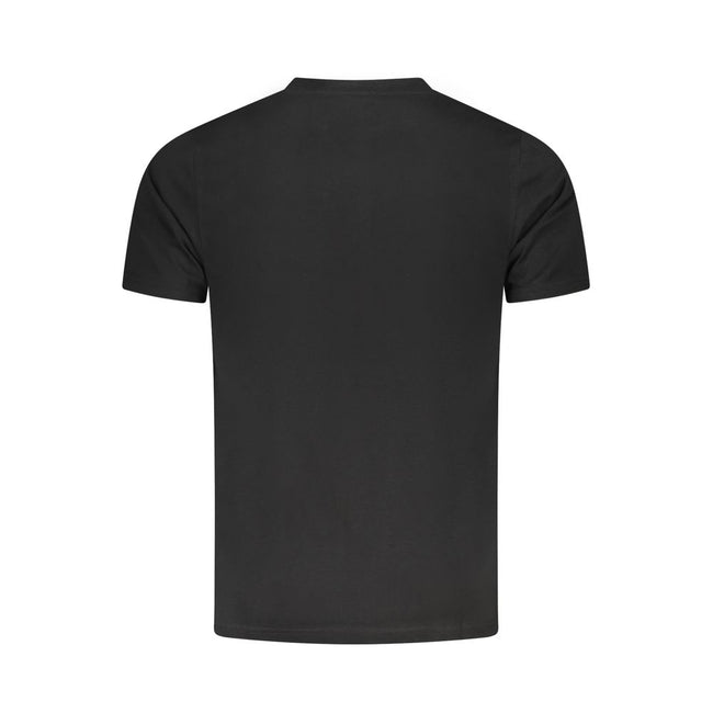 Cavalli Class Schwarzes Baumwoll-T-Shirt für Herren