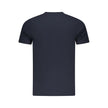 Cavalli Class Blaues Baumwoll-T-Shirt für Herren