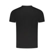 Cavalli Class Schwarzes Baumwoll-T-Shirt für Herren