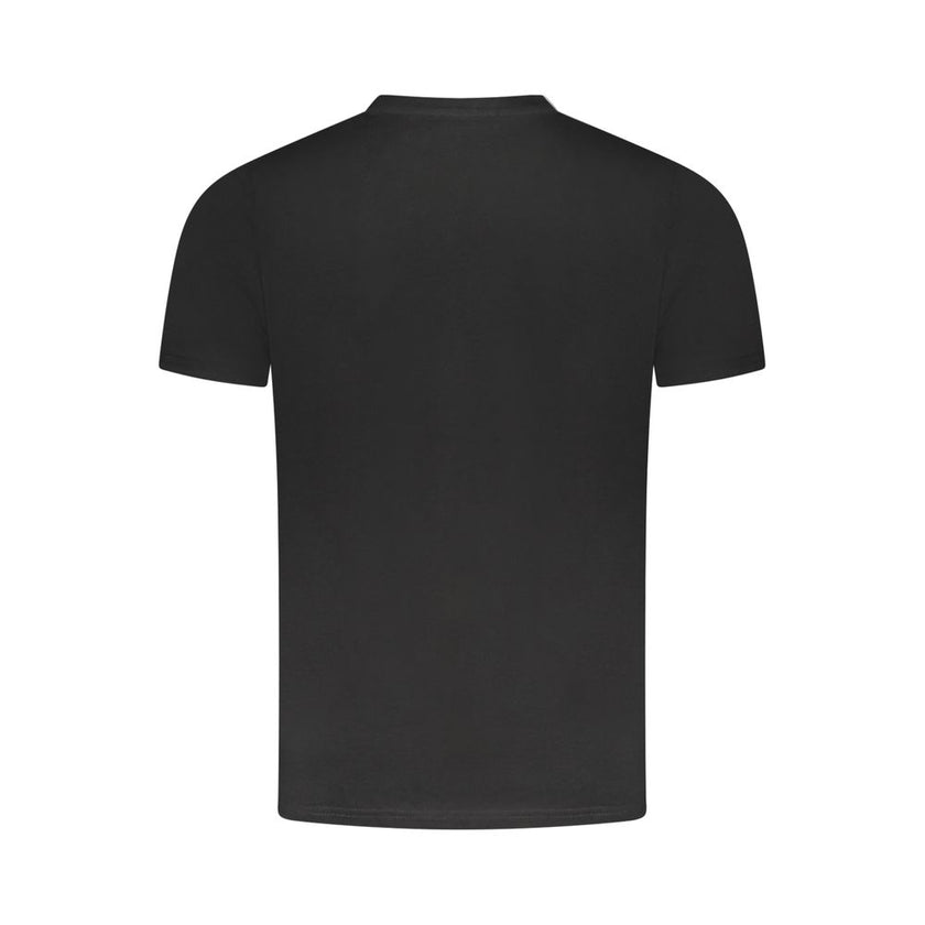 Cavalli Class Schwarzes Baumwoll-T-Shirt für Herren