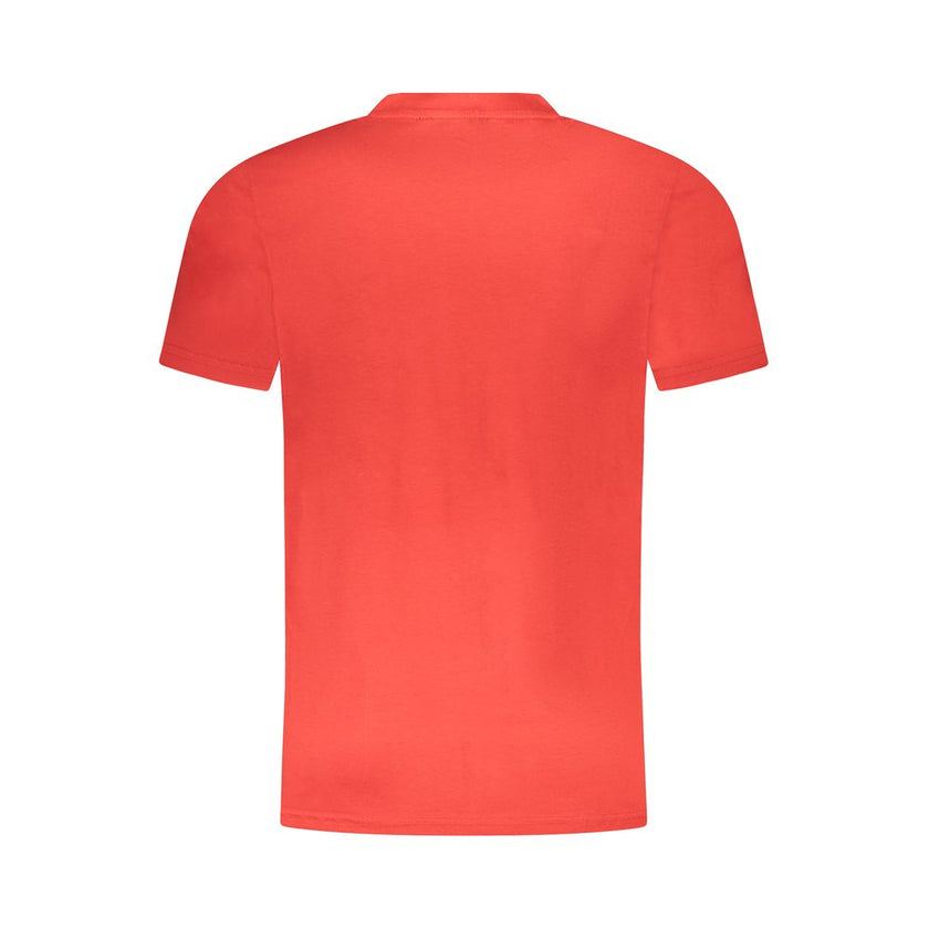 Cavalli Class Rosso Baumwoll-T-Shirt für Herren