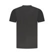 Cavalli Class Schwarzes Baumwoll-T-Shirt für Herren