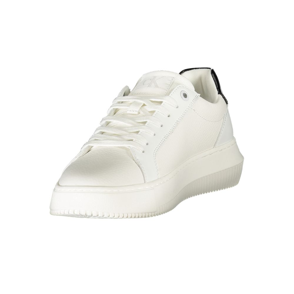 Calvin Klein White Women's Polyurethane Sneakers