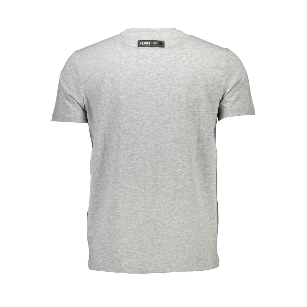 Plein Sport Grigio Baumwoll-T-Shirt für Herren
