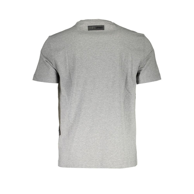 Plein Sport Grigio Baumwoll-T-Shirt für Herren