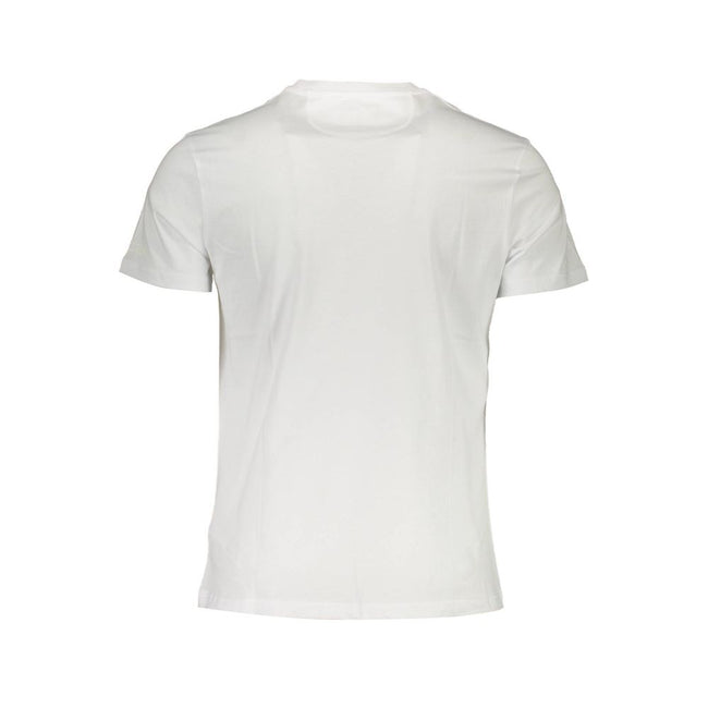 La Martina Bianco Baumwoll-T-Shirt für Herren