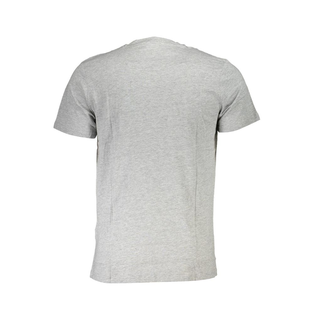 Cavalli Class Grigio Baumwoll-T-Shirt für Herren