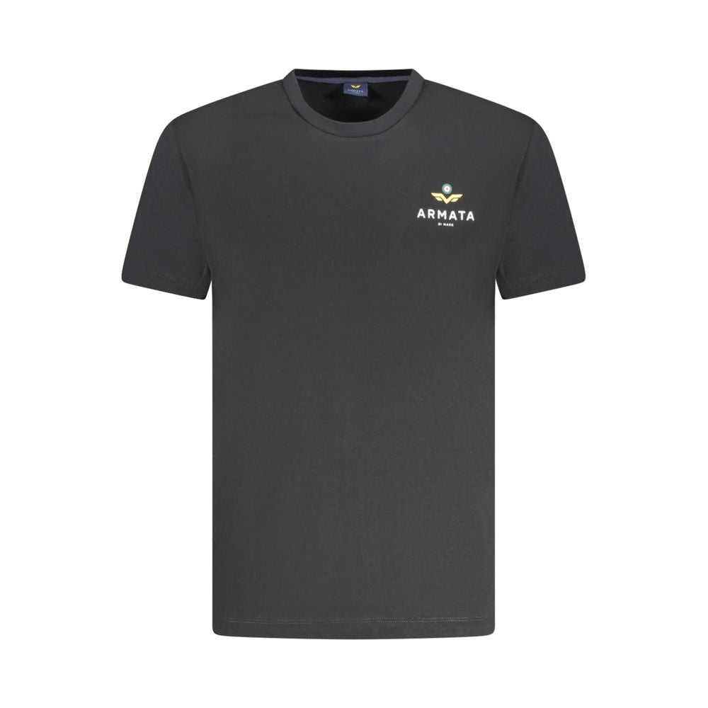 Armata Di Mare Schwarzes Baumwoll-T-Shirt für Herren