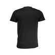 Cavalli Class Schwarzes Baumwoll-T-Shirt für Herren