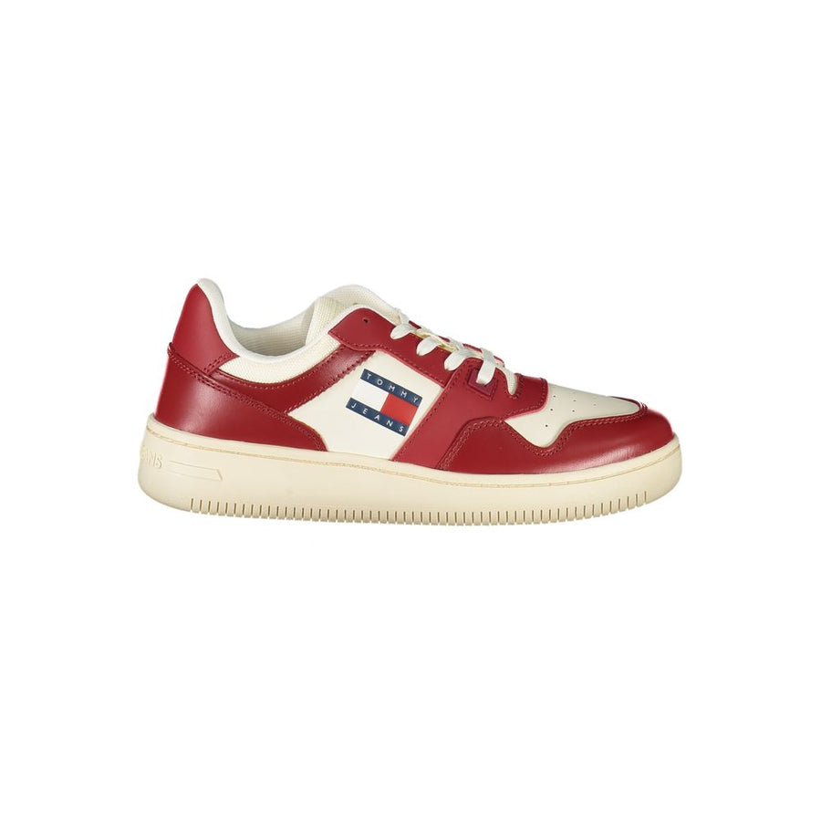 Tommy Hilfiger Sporty Polyester Sneaker in Red