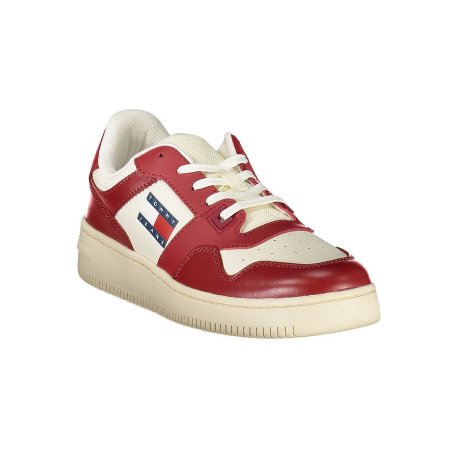 Tommy Hilfiger Sporty Polyester Sneaker in Red