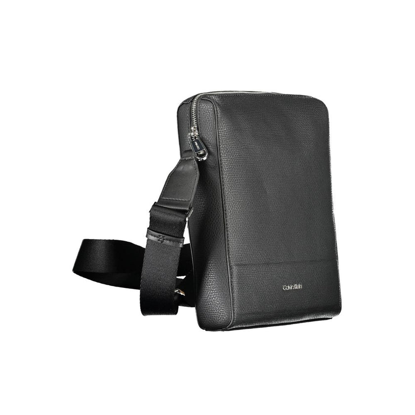 Calvin Klein Schwarze Polyester-Umhängetasche