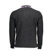 U.S. POLO ASSN. Schwarzes Herren-Poloshirt aus Baumwolle