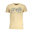 Cavalli Class Beige Baumwoll-T-Shirt für Herren