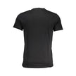 Cavalli Class Schwarzes Baumwoll-T-Shirt für Herren