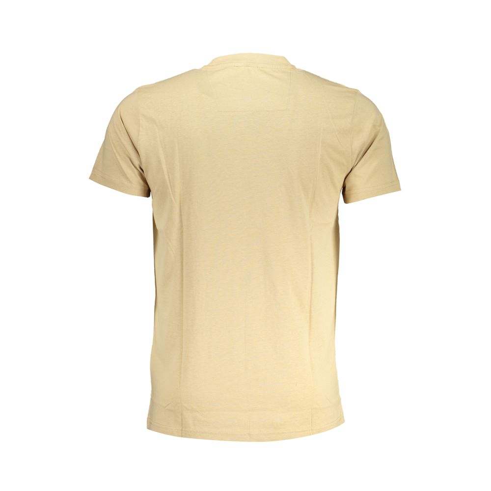 Cavalli Class Men's Beige Cotton T-Shirt