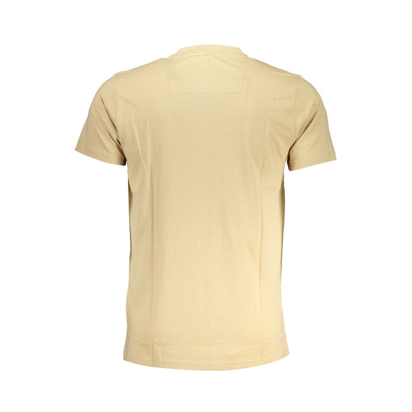 Cavalli Class Beige Baumwoll-T-Shirt für Herren