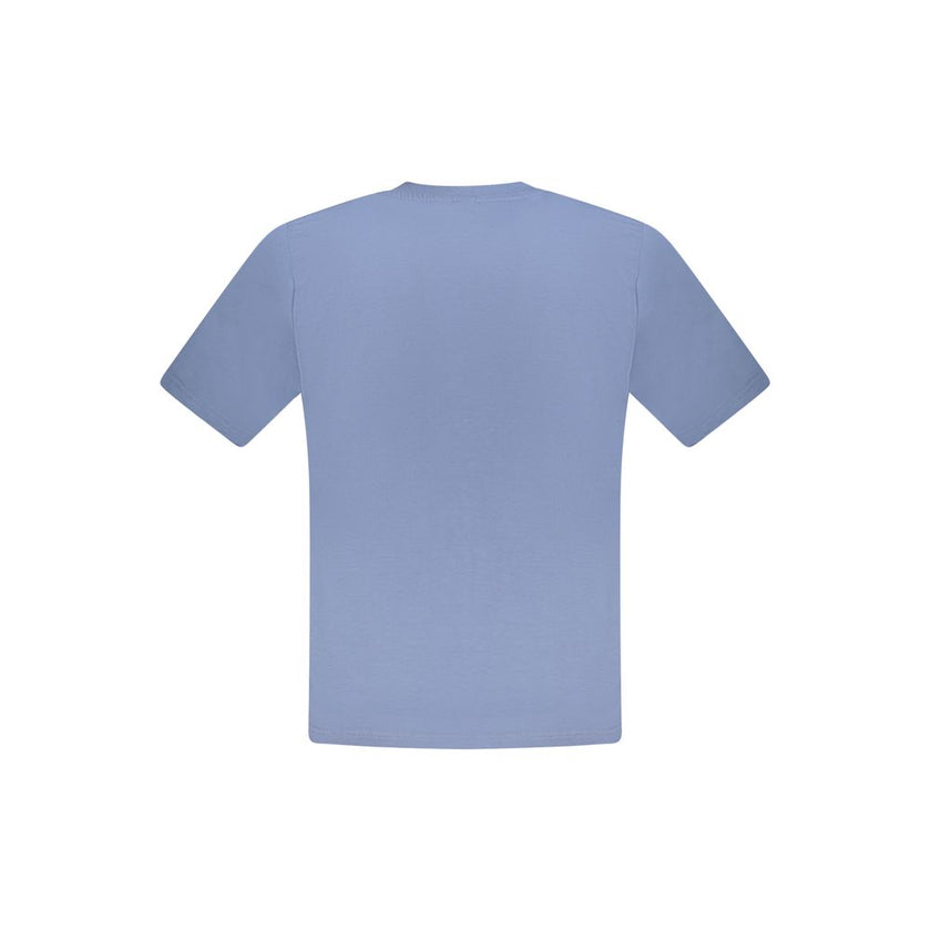 North Sails Blu Baumwoll-T-Shirt für Herren