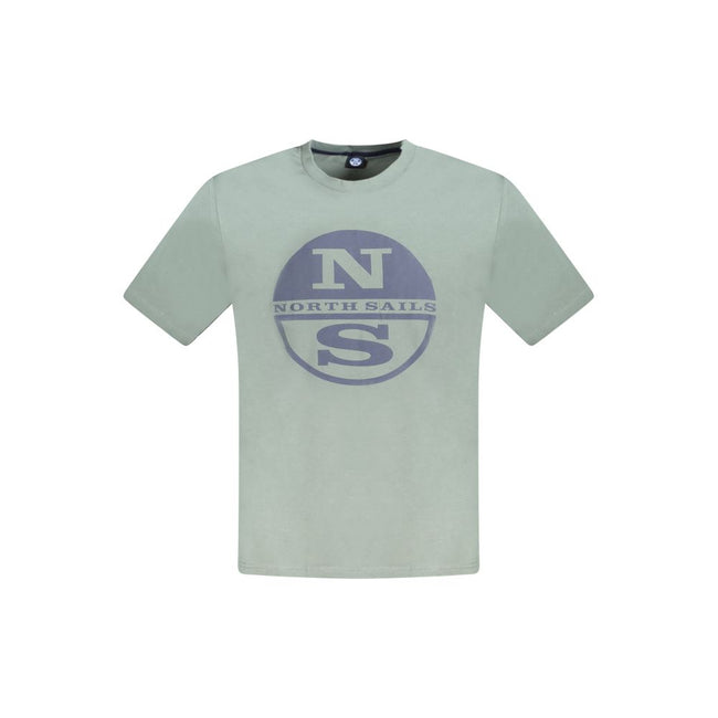 North Sails Verde Baumwoll-T-Shirt für Herren