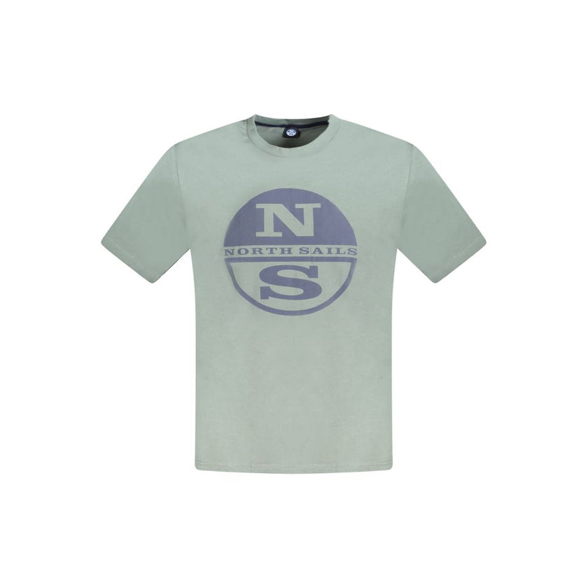 North Sails Verde Baumwoll-T-Shirt für Herren