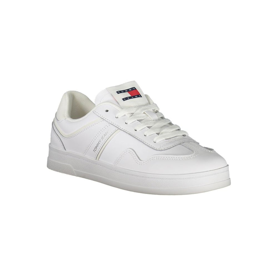 Tommy Hilfiger White Women's Polyurethane Sneakers