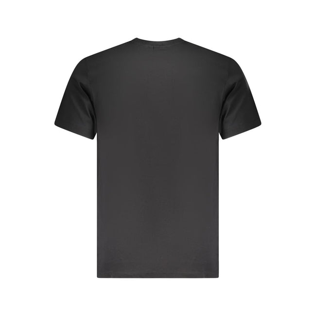 Fila Schwarzes Herren-T-Shirt aus Bio-Baumwolle