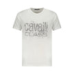 Cavalli Class Bianco Baumwoll-T-Shirt für Herren