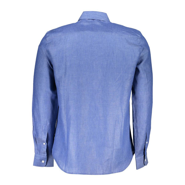North Sails Blaues Leinenhemd