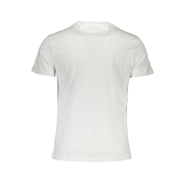 La Martina Bianco Baumwoll-T-Shirt für Herren