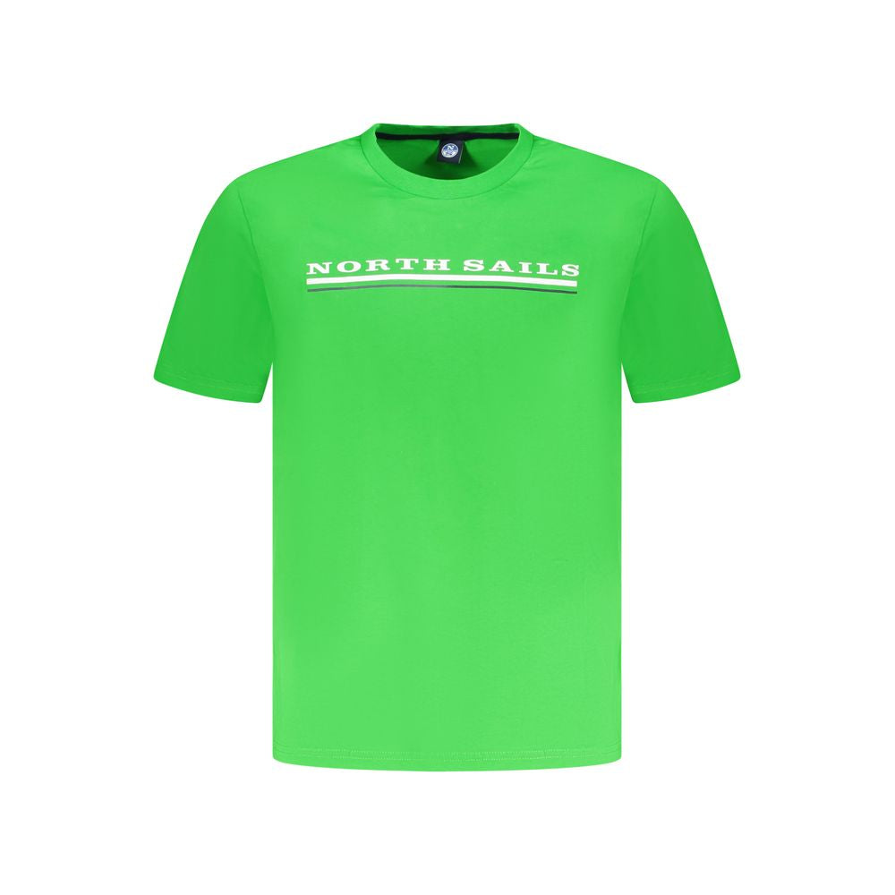 North Sails Verde Baumwoll-T-Shirt für Herren