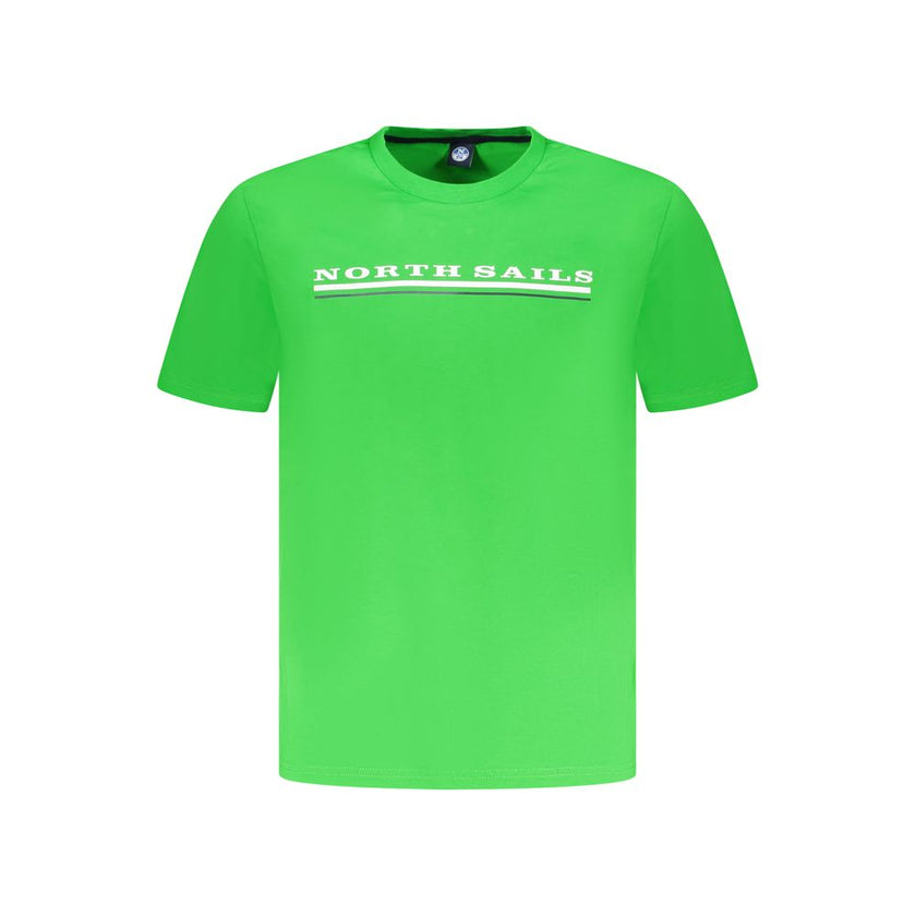 North Sails Verde Baumwoll-T-Shirt für Herren